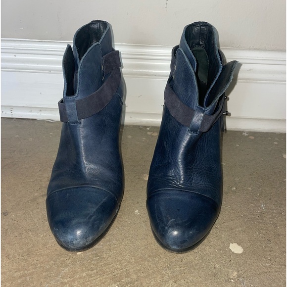 Rag and Bone Harrow Boot in Navy - Picture 9 of 9